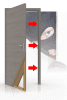 145x860x2.110 PRÜM Zarge RC2 FU-EH45/53 CPL WL 9016 DIN RE Bekleid. 60/16 kl. Rundk. + 3-P.-Schloß, BuK VX 3D - More 3