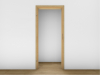 330x985x1.985 ASTRA smart²-Zarge CPL Eiche natur DIN LI Bekleidungen 60/16 rund, Futterbrett rund (smart²) - More 3