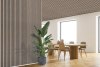 I-Wood Paneel Basic Eiche natur roh 2780x300x16mm Filz:schwarz,MDF braun EN622-5, E1 - More 4