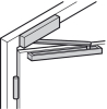 DORMA Obentürschließer TS 93 G Basic Contur-Design EN 2-5, silberfarbig, mit Gleitschiene - More 4