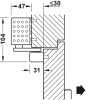 DORMA Obentürschließer TS 92 B Basic Contur-Design EN 1-4, silberfarbig, mit Gleitschiene - More 4