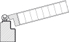 ATHMER Schutzprofil Bandseite 3-teilig BU-K+ Aluminium silberfarbig/Bandrolle Ø 20 mm - More 4