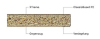 S63014 XMSM Arbeitsplatte Marmo Roma 39mm 4100x900 Duropal Quadra-Profil, Träger EN312 P2 - More 4
