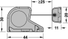 ATHMER Fingerschutzprofil NR-30 Aluminium silberfarbig/Abdeckung schwarz - More 7